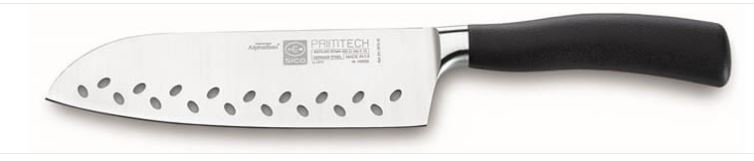 FACA SANTOKU ORIFICIOS 18CM  PRIMTECH